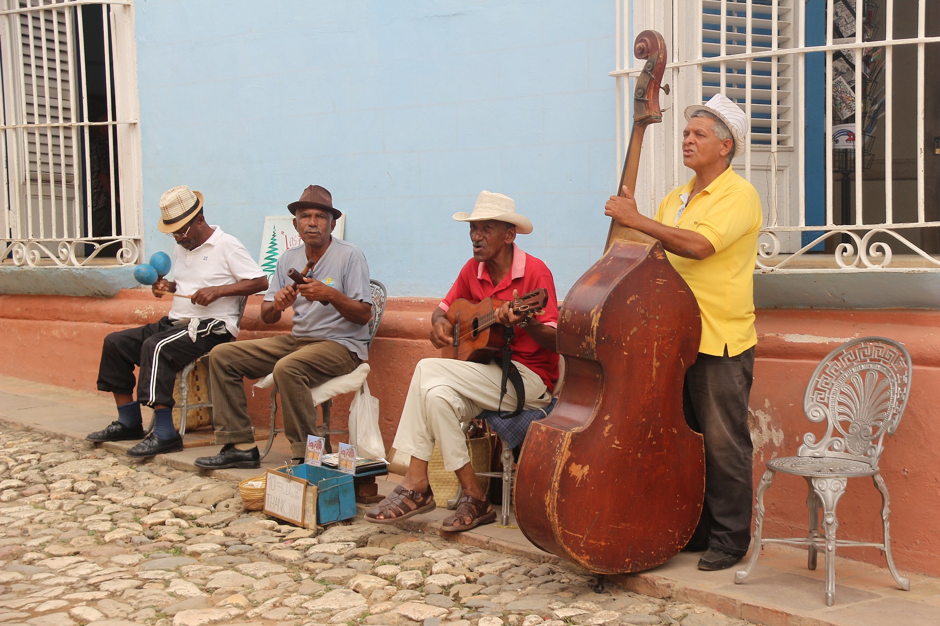 Salsa en la calle, Trinidad, Cuba (Foto: Rav_ CC0 in Pixabay)
